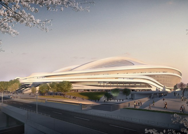 Zaha Hadid teams up with Nikken Sekkei to win back the Tokyo Olympic stadium project