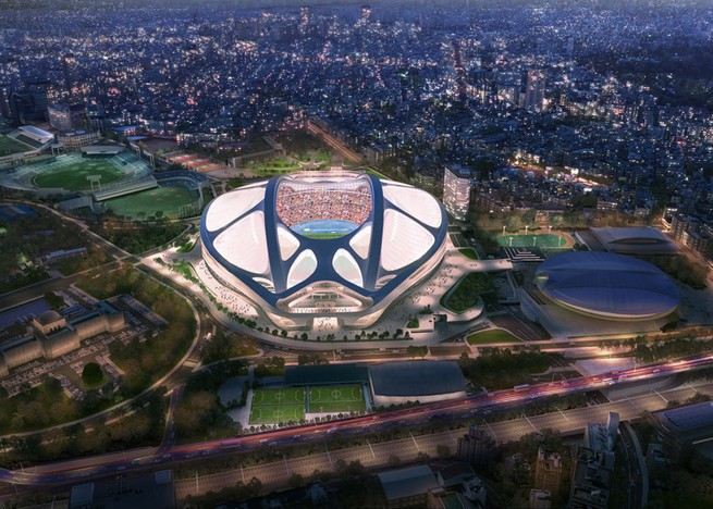 Zaha Hadid teams up with Nikken Sekkei to win back the Tokyo Olympic stadium project