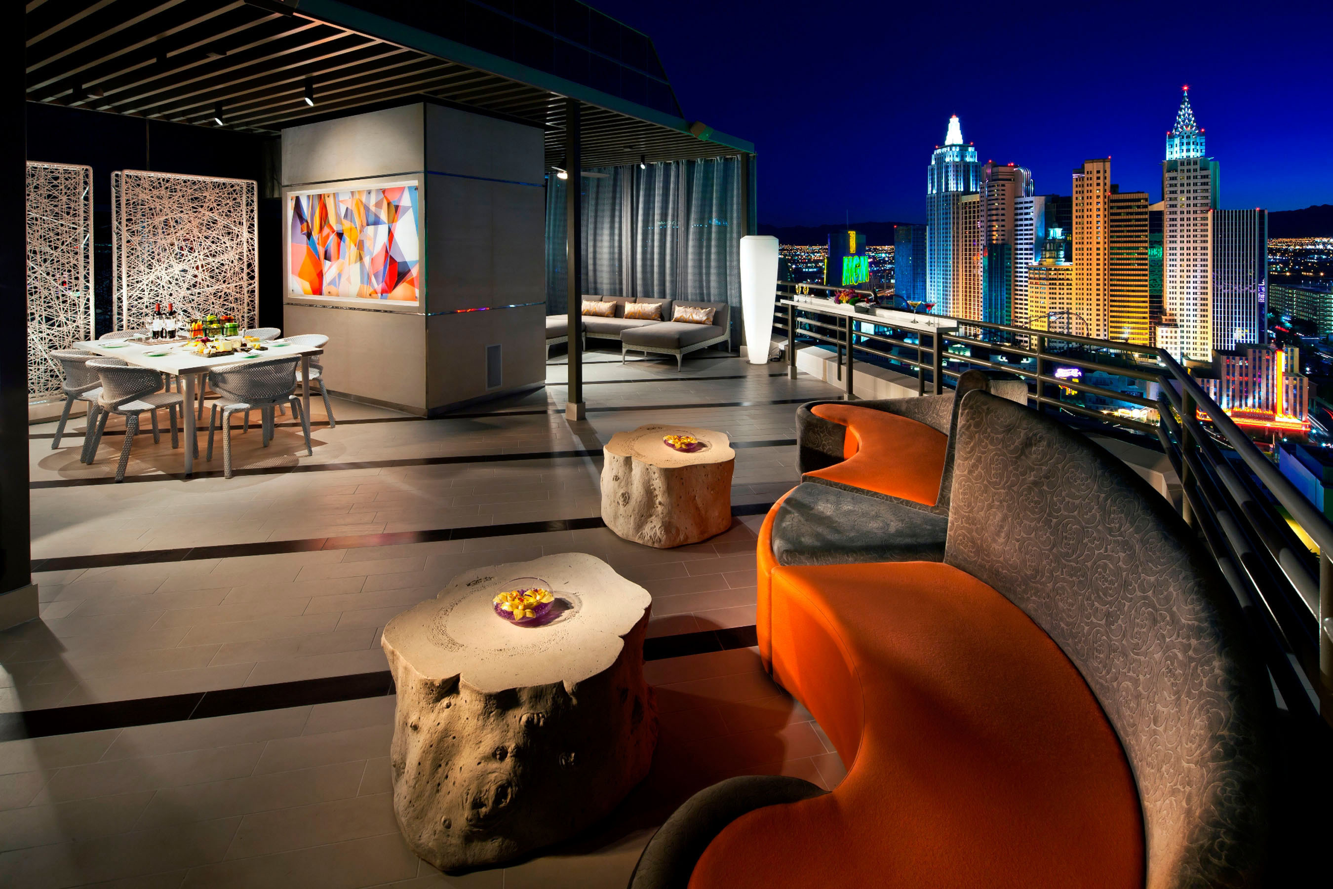 skyline terrace suite grand las vegas luxury hotel