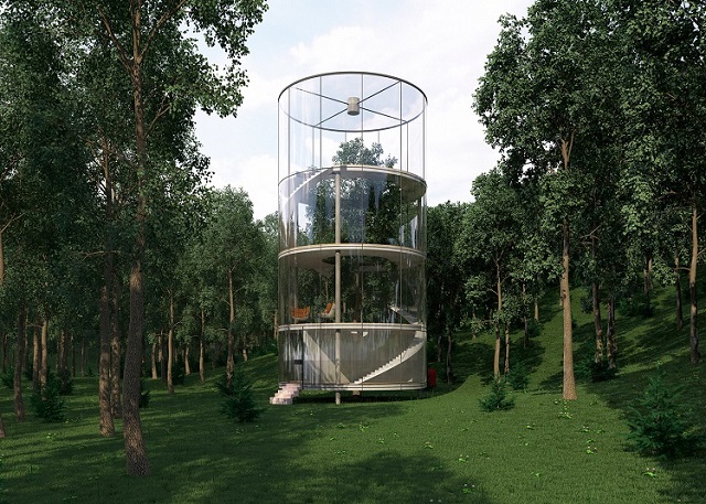 Meet the Tubular Tree House by Aibek Almassov