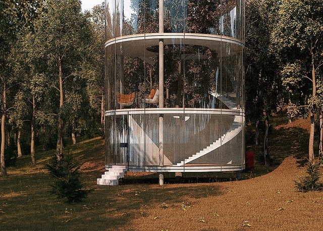 Meet the Tubular Tree House by Aibek Almassov