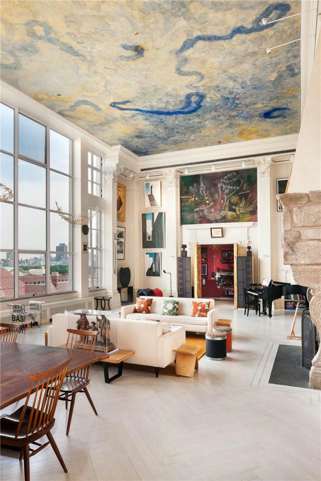 Fine Art And Interior Design  Fine Art And Interior Design art piece for apartment colourful ceiling
