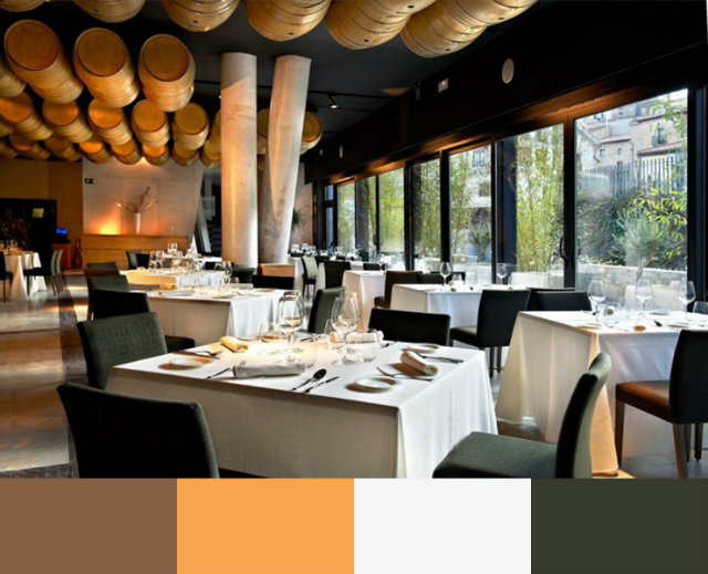 RESTAURANT INTERIOR DESIGN COLOR SCHEMES interior design color schemes RESTAURANT INTERIOR DESIGN COLOR SCHEMES Hotel Viura by Designhouses Villabuena de Alava