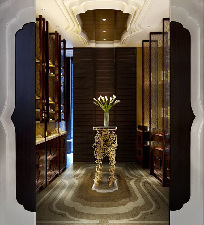 Luxury Design Hotel Shop expensive modern living room with devotation artwork decor