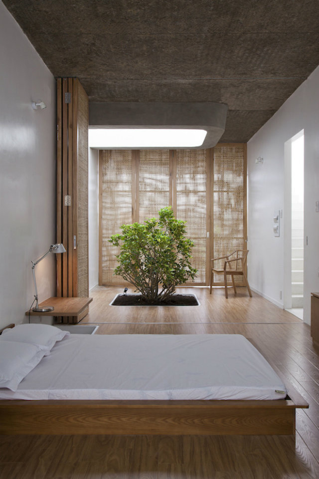 Inspirational Ideas To Decorate Your Bedroom Japanese Style  Inspirational Ideas To Decorate Your Bedroom Japanese Style japanese room all wood green plant
