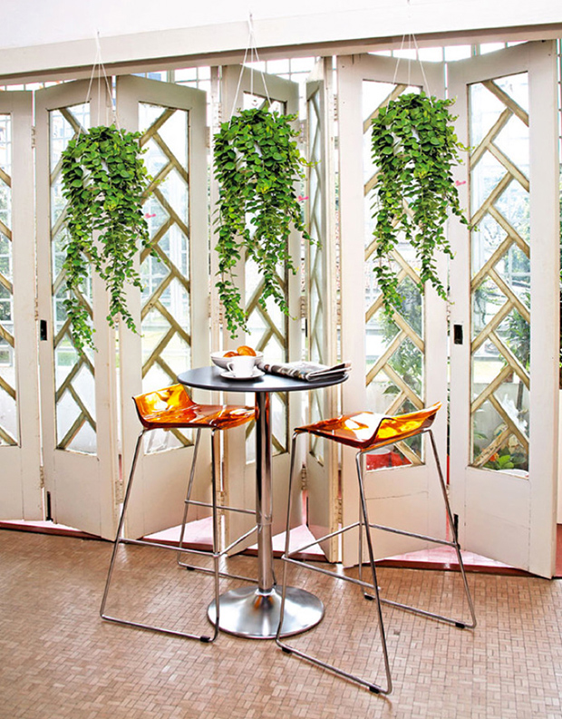 Natural look: flowers & plants in your living room natural look 03