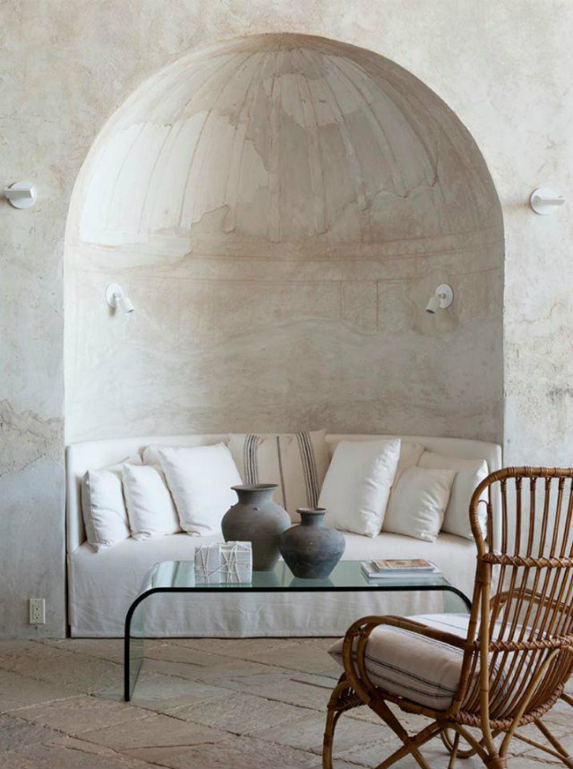 Your Secret Alcove Styles  Your Secret Alcove Styles secret alvoce secret spaces white sofa painted wall