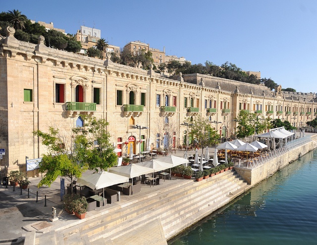 10 Amazing Waterfront Restaurants Around the World  10 Amazing Waterfront Restaurants Around the World Waterfront Restaurant Valletta Malta