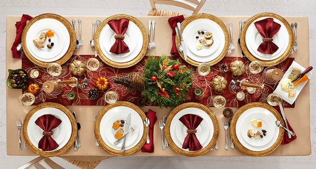 thanksgiving color combinations thanksgiving color combinations Best Thanksgiving Color Combinations: Burgundy Table Setting Brugundy THKSGVNG 1