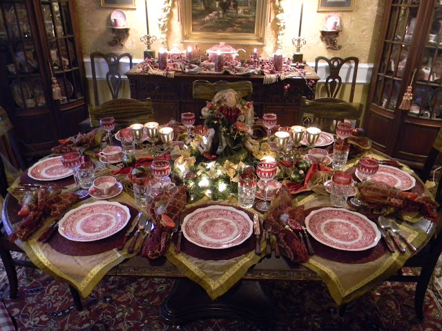 Brugundy THKSGVNG 2 thanksgiving color combinations Best Thanksgiving Color Combinations: Burgundy Table Setting Brugundy THKSGVNG 2