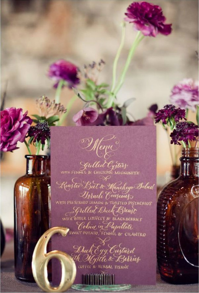 Brugundy THKSGVNG 3 thanksgiving color combinations Best Thanksgiving Color Combinations: Burgundy Table Setting Brugundy THKSGVNG 3