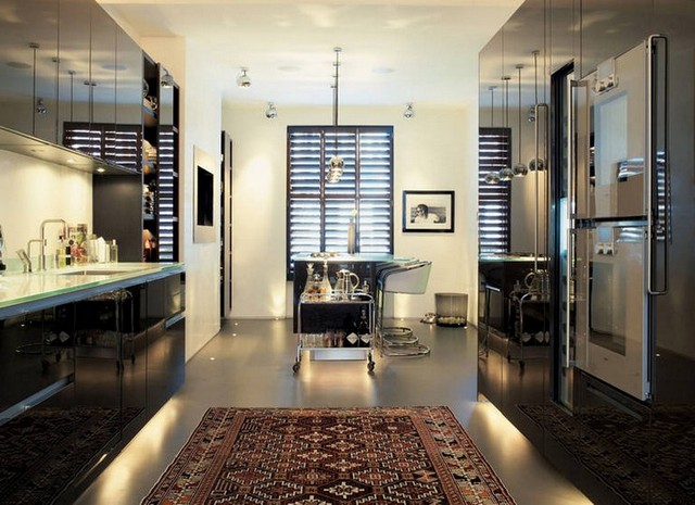 London Townhouse kitchen project kelly hoppen Top 50 Projects by Kelly Hoppen London Townhouse kitchen project