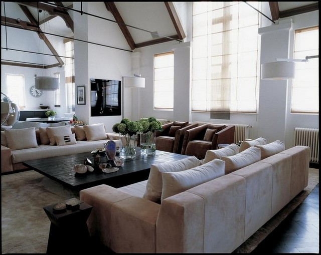 The Loft in London living room design kelly hoppen Top 50 Projects by Kelly Hoppen The Loft in London living room design