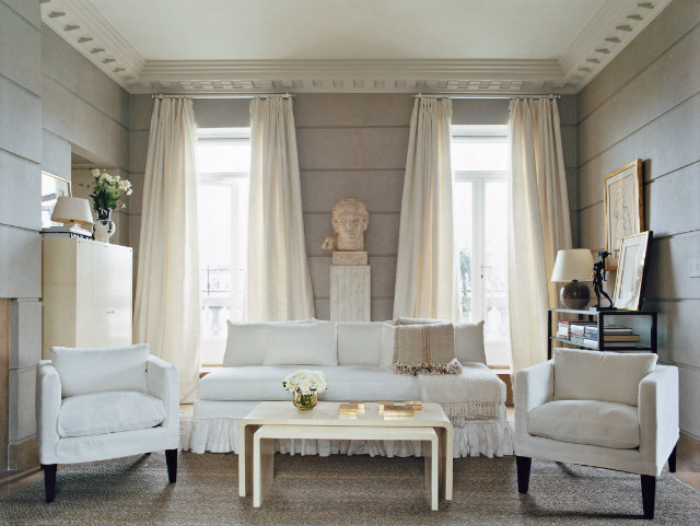 Stephen Sills Associates- sitting room Manhattan triplex stephen sills 2016 AD 100 LIST- Stephen Sills Associates 7 Stephen Sills sitting room Manhattan triplex