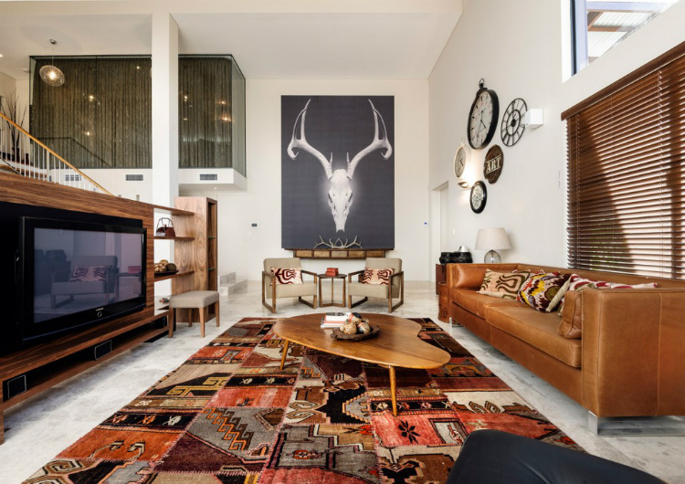 Living Room Inspiration: Tan Leather Sofa living room inspiration Living Room Inspiration: Tan Leather Sofa JODIE COOPER DESIGN BLETCHLEY LOFT S008 1024x724