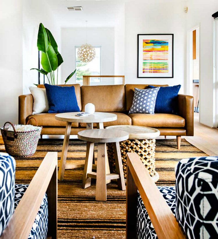 Living Room Inspiration: Tan Leather Sofa living room inspiration Living Room Inspiration: Tan Leather Sofa leather sofa 6