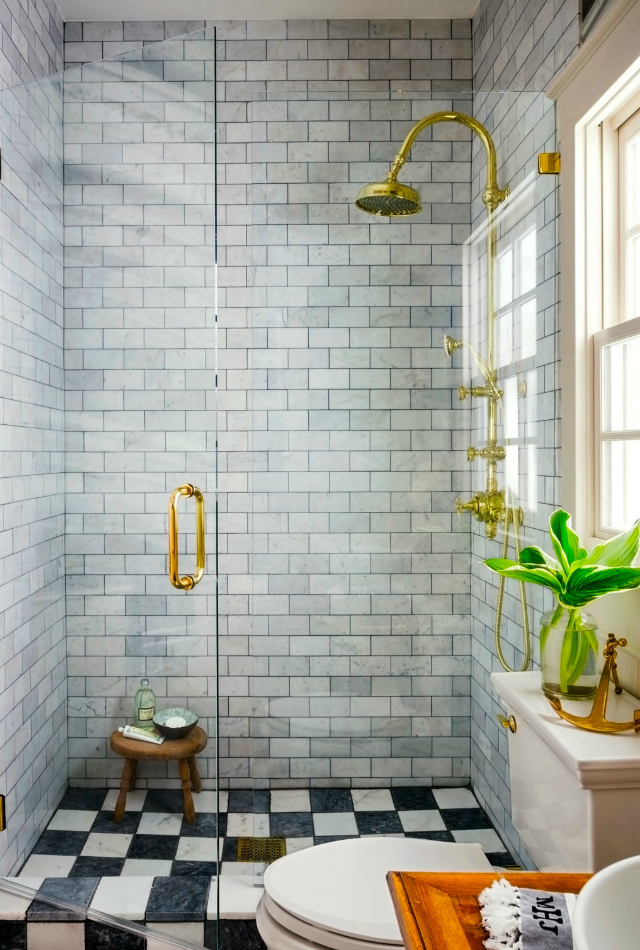 small bathroom 12 Decorating Ideas For A Small Bathroom small bathroom glass door