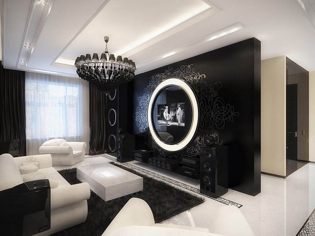 Black and White Interior Design black and white interiors How to Create Beautiful Black and White Interiors 17 Inspiring Wonderful Black and White Contemporary Interior Designs Homesthetics 131