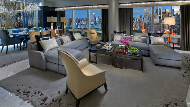 Top 5 Stunning and Expensive Hotel Suites in New York- Suite 5000 at Mandarin Oriental hotel suites in nyc Top 5 Stunning and Expensive Hotel Suites in NYC Top 5 Stunning and Expensive Hotel Suites in NYC Suite 5000 at Mandarin Oriental