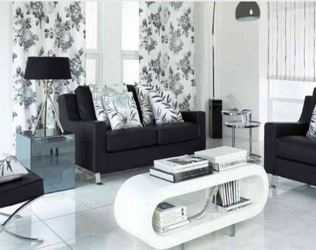 Black and White Interior Design black and white interiors How to Create Beautiful Black and White Interiors charming black and white room with contemporary design gallery