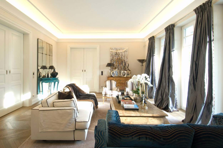 living rooms 35 STUNNING IDEAS FOR MODERN CLASSIC LIVING ROOMS 7a183acabdb57c85150ff3457eb30a00