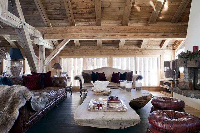 LONDON INTERIOR DESIGN2 decorating ideas The Most Sophisticated Decorating Ideas By Spinocchia Freund Chalet Gstaad 1