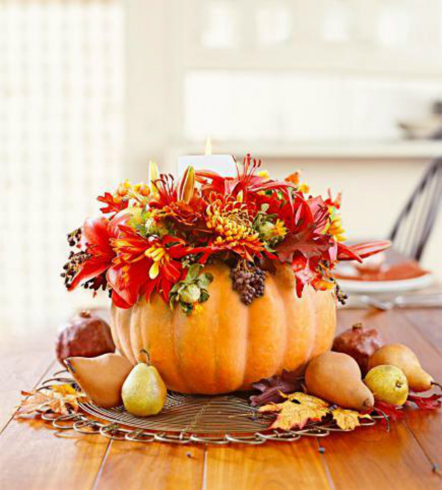11 Last Minute Decorating Ideas To Recreate This Thanksgiving decorating ideas 11 Last Minute Decorating Ideas To Recreate This Thanksgiving pumpkin decorating 100010099cc