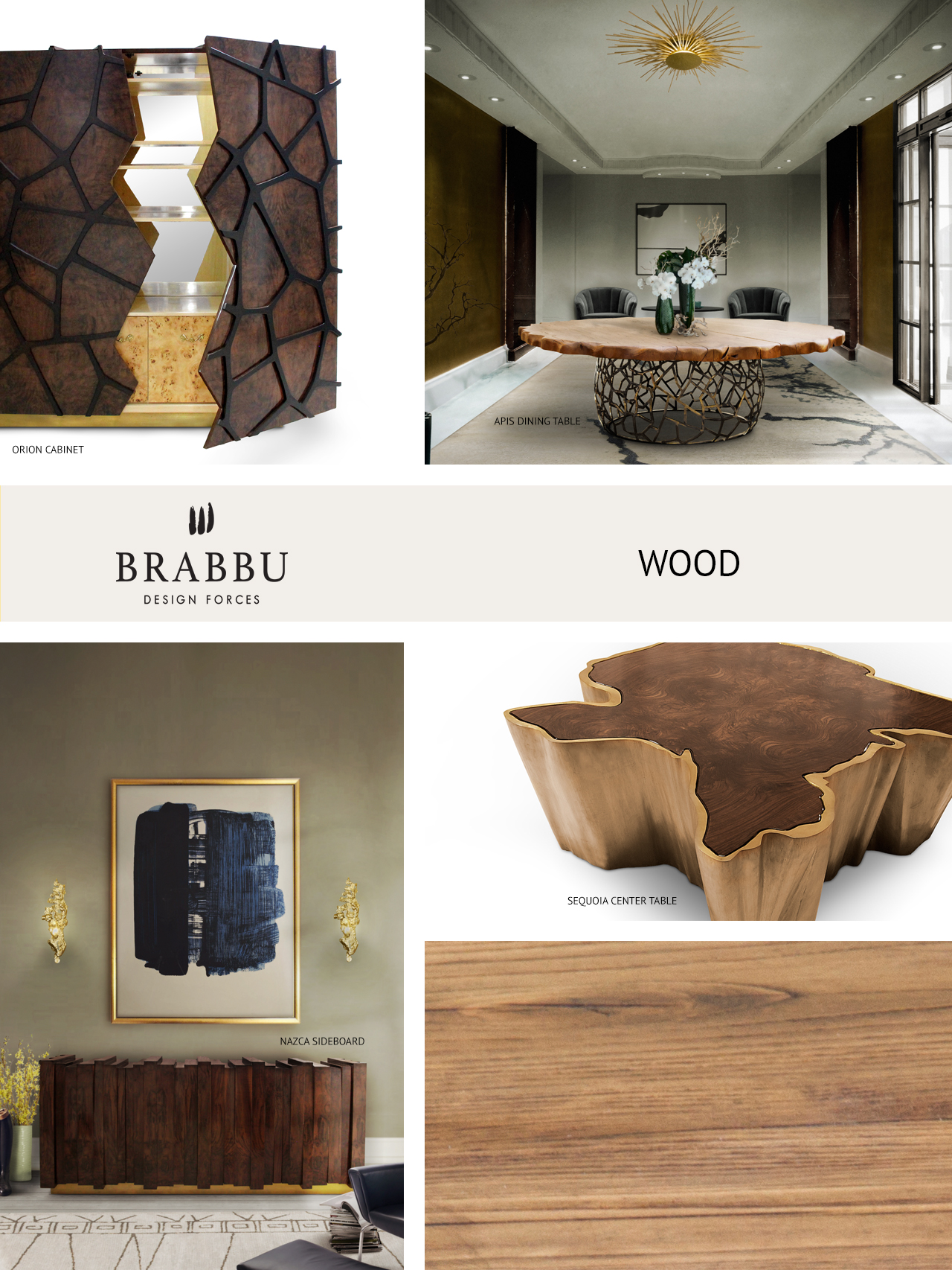 The Trendiest Materials For Your Home Decor In 2017 home decor The Trendiest Materials For Your Home Decor In 2017 wood 1