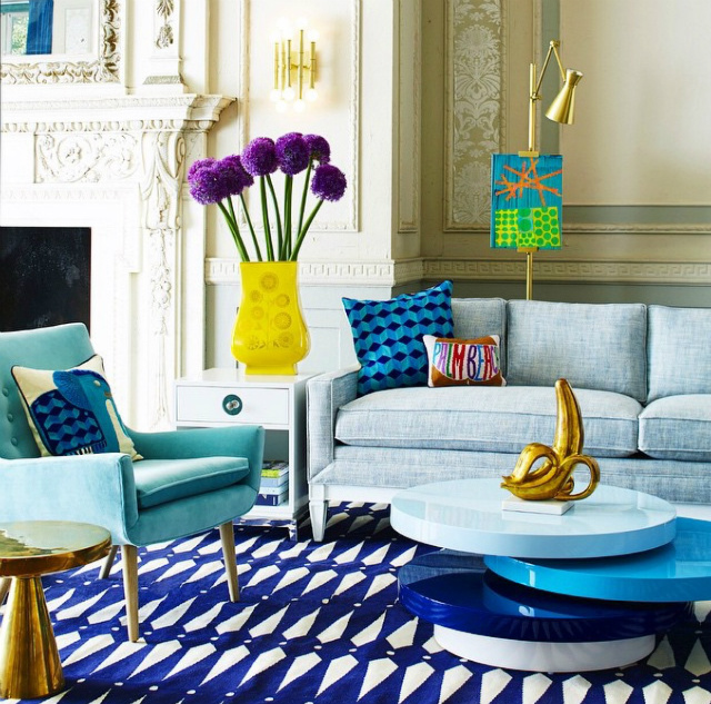 Winter Mood: Colorful Living Room Ideas To Copy From Jonathan Adler living room ideas Winter Mood: Colorful Living Room Ideas To Copy From Jonathan Adler HM1