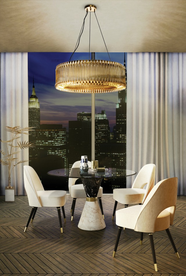 Discover A Home interior design Project In Tribeca Designed By Essential Home home decor Discover A Home Decor Project In Tribeca Designed By Essential Home Sala de jantar final 1
