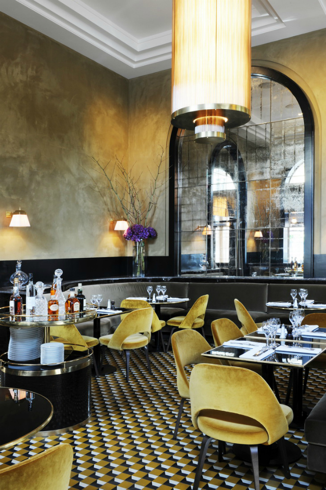 BRABBU’s Travel Guide To Paris For The Design Lover  BRABBU’s Travel Guide To Paris For The Design Lover restaurant interior Le Flandrin Paris 1