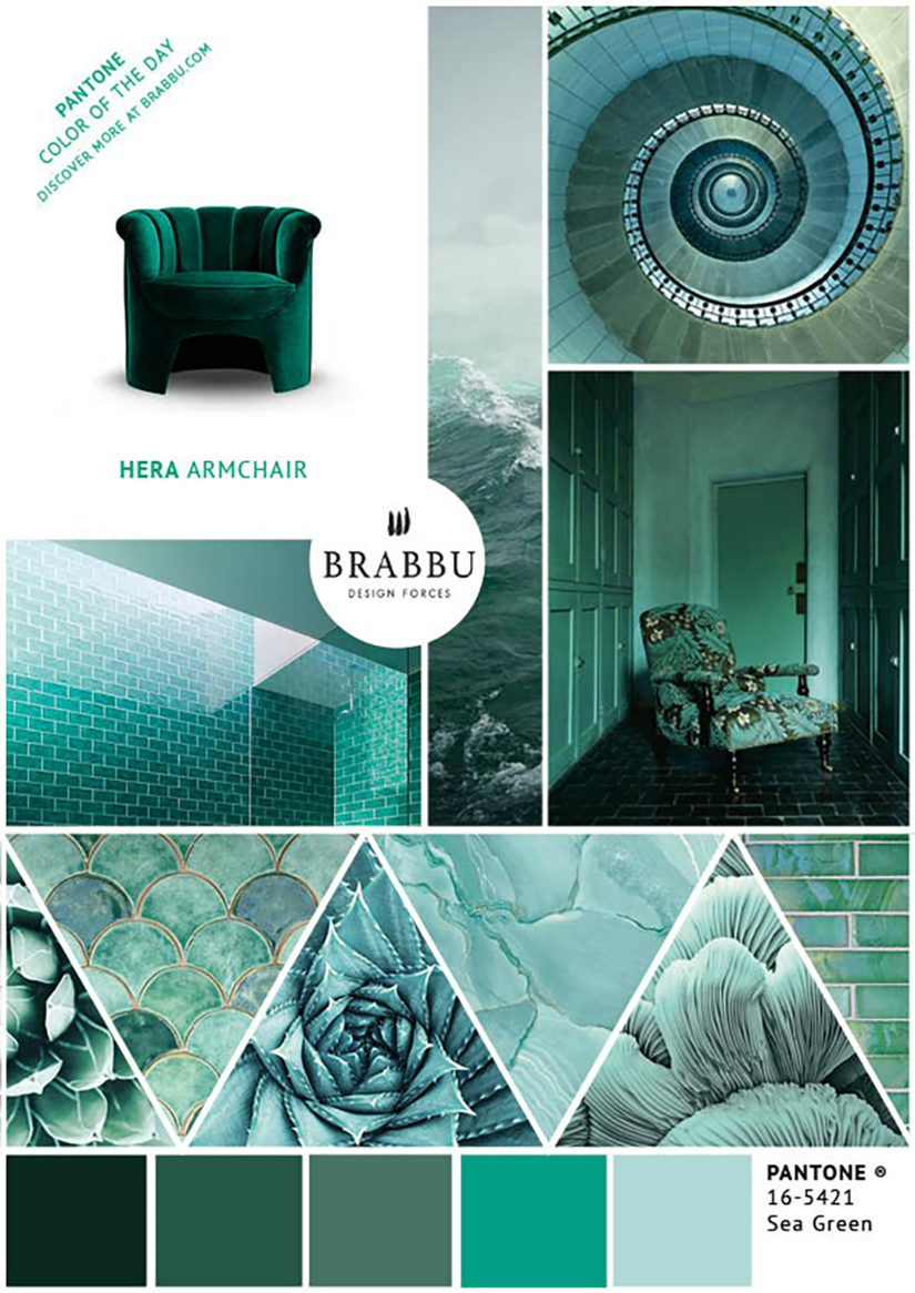 A Week In Colors: Five Color Trends To Add To Your Home Decor XI |home decor, color trends, modern interior design #colortrends #interiordesign #homedecor  home decor A Week In Colors: Five Color Trends To Add To Your Home Decor XI Sea Green