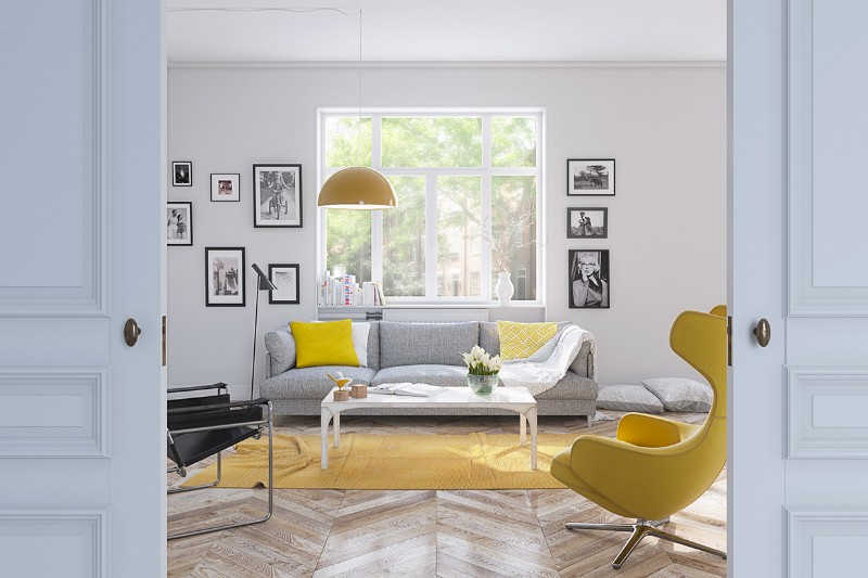Summer Inspired Summer Inspired Designs For Living Rooms light yellow living room