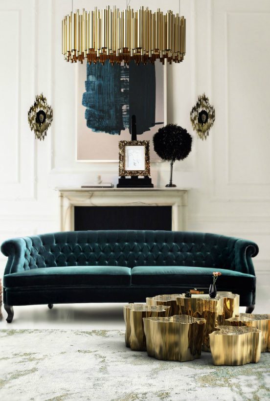 velvet sofas How To Use Velvet Sofas in Your Living Room Decor Interior design tips velvet chesterfield sofa 4 552x820