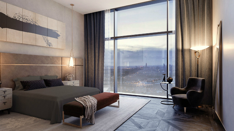 Contemporary Design by No.12 Studio contemporary design Contemporary Design by No.12 Studio PROJECT ASH Penthouse Bedroom
