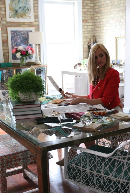interior design advices Summer Thornton Best Interior Design Advices Summer Thornton working in the office 552x820