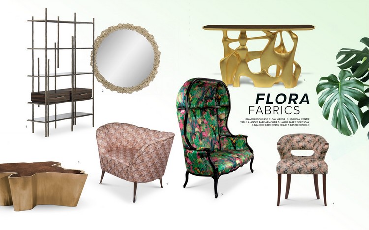 2019 Interior Design Trends 2019 interior design trends 2019 Interior Design Trends: Flora Fabrics and its Succulent Patterns Moodboard FLORA FABRICS