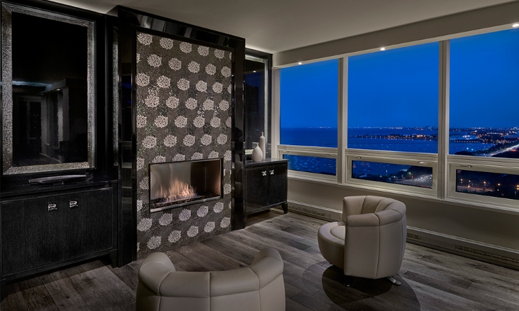 centaur interiors Centaur Interiors – Turning Chicago Into a Staggering Landscape living room night