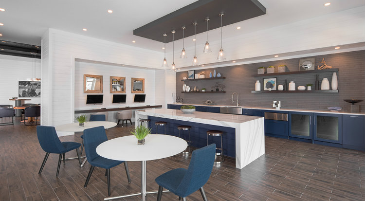 Cline Design - Element Barclay, Apartments cline design Cline Design: Sustainable Design For All Cline Design Element Barclay Apartments