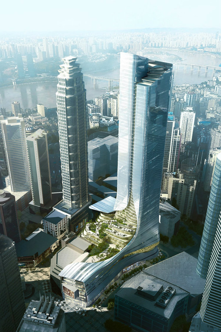 Aedas - Chongquing Xinhua Bookstore aedas Aedas: Leading Design Architecture Aedas Chongquing Xinhua Bookstore