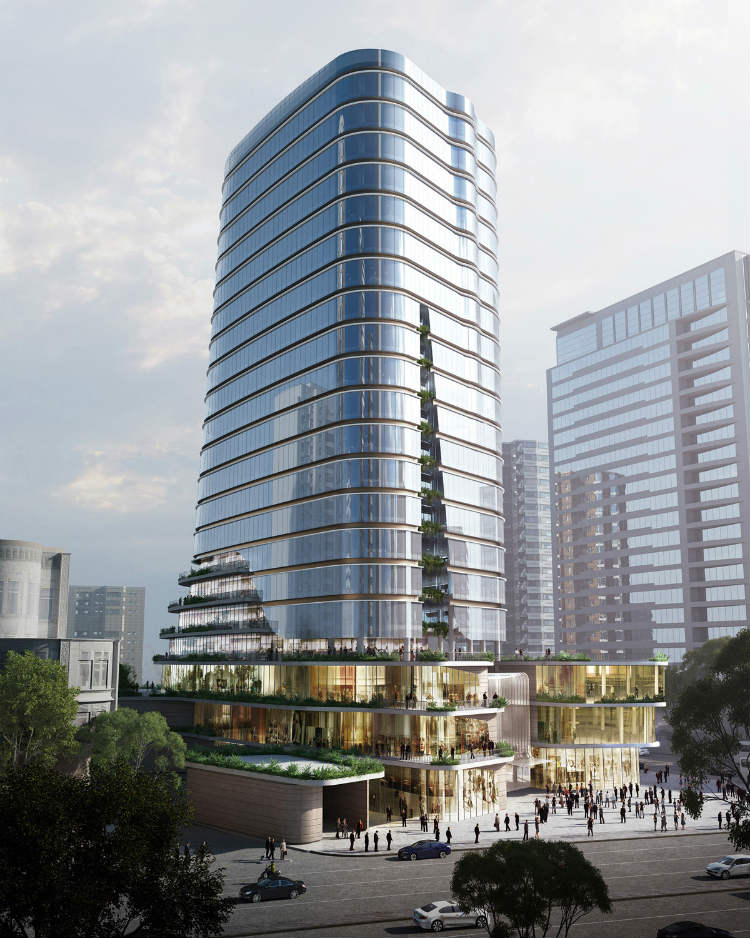 Aedas - Gemdale Changshou Road aedas Aedas: Leading Design Architecture Aedas Gemdale Changshou Road