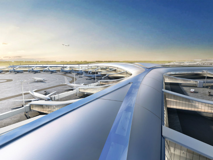 Aedas - Shenzhen Airport aedas Aedas: Leading Design Architecture Aedas Shenzhen Airport