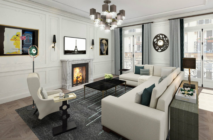Annette English + Associates - Paris Pied a Terre annette english Annette English + Associates: High-end Design From Los Angeles Annette English Paris Pied a Terre