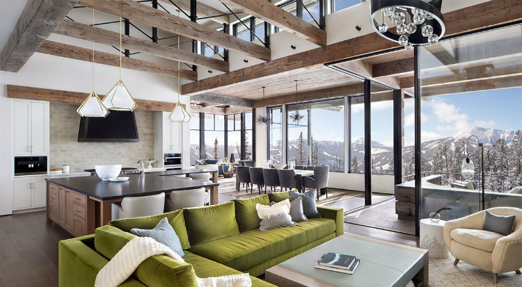 Kendall Wilkinson Design - Big Sky Retreat kendall wilkinson Kendall Wilkinson Design: Full-Service Design From San Francisco Kendall Wilkinson Design Big Sky Retreat