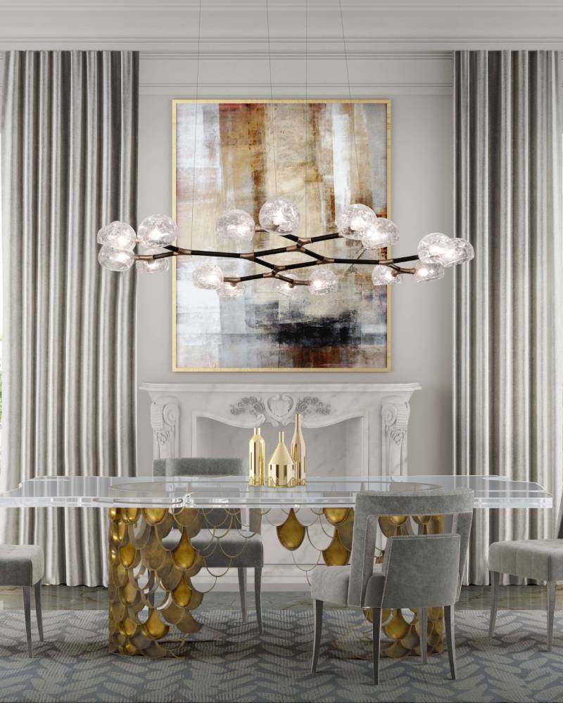 10 Stunning Projects from Los Angeles Interior Designers 10 stunning projects from los angeles interior designers 10 Stunning Projects from Los Angeles Interior Designers koi table naj chair dining horus suspension light wari rug