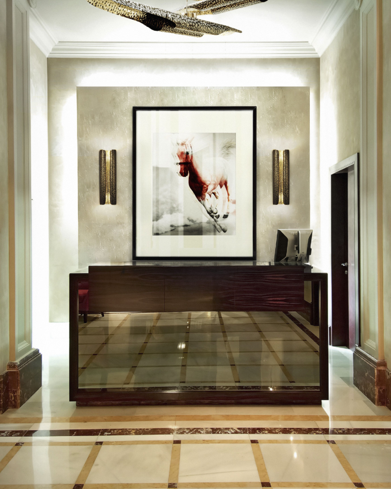 the interior designer marta auyanet Modern Interior Design Ideas For Yor Home by Marta Auyanet BB Hotel 7 Lobby with Vellum Wall Lights 1