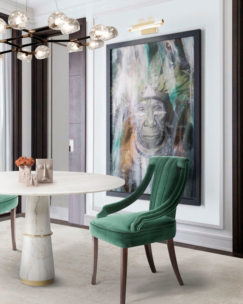 romanek studio projects ROMANEK STUDIO PROJECTS: Crème de la Crème Interiors from Los Angeles Modern Dining Room with Cayo Dining Chair 2