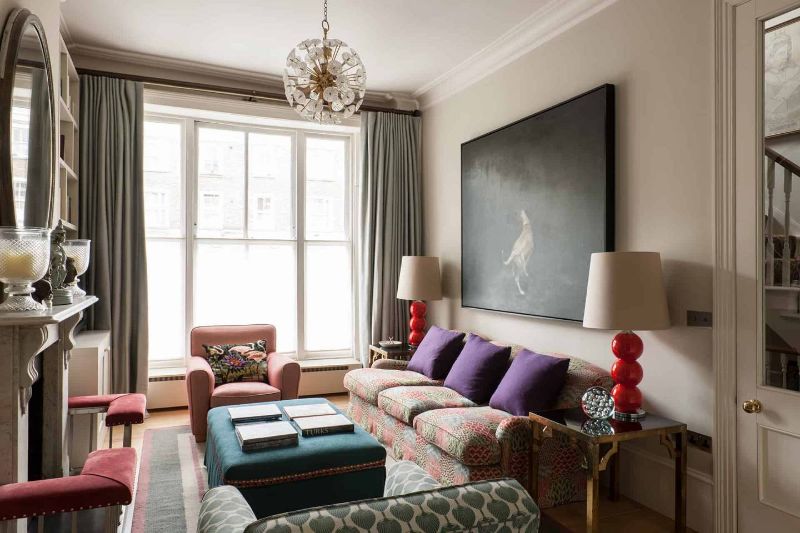 Flora Soames Eclectic Bedroom and Living Room Ideas flora soames Flora Soames Eclectic Bedroom and Living Room Ideas Flora Soames     Family Townhouse LIVING ROOM