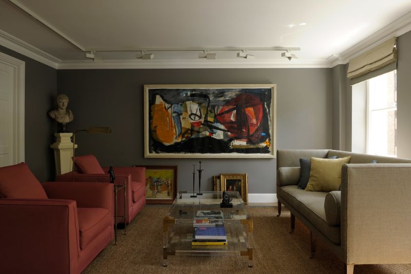 Flora Soames Eclectic Bedroom and Living Room Ideas flora soames Flora Soames Eclectic Bedroom and Living Room Ideas Flora Soames     Mayfair Art Dealers Office LIVING ROOM