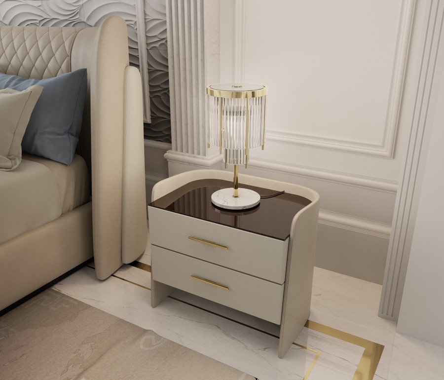modern bedside table modern bedroom and closet design Modern Bedroom and Closet Design: Sophisticated & Timeless Modern Bedroom and Closet Design Sophisticated Timeless 77